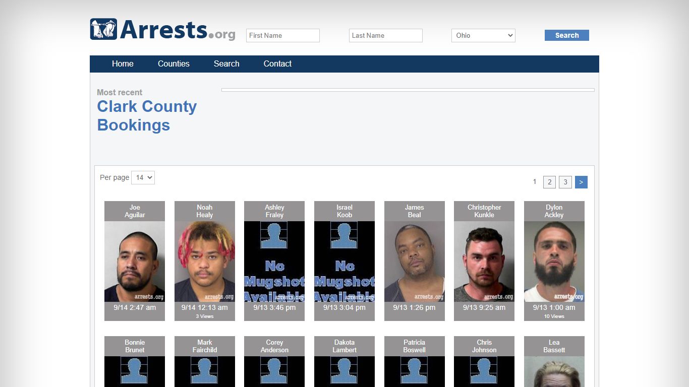 Clark County Arrests and Inmate Search